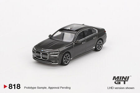  BMW I7 XdriveE60 '24 grey (Mini GT 1:64)