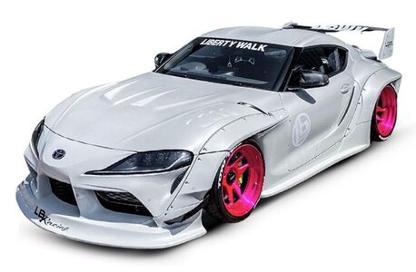  Toyota GR Supra Liberty Walk kit '25 (Solido 1:18)