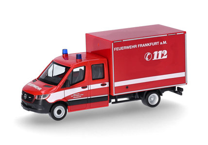Feuerwehr Frankfurt am Main Mercedes Benz Sprinter '18 double cabine box (Herpa 1:87)