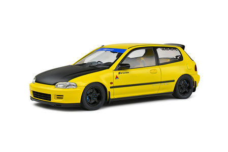 Yellow Honda Civic (EG6) '91 Spoon version (Solido 1:18)