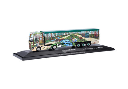 Holz Ziegler Scania CS 20 HD walking-floor semitrailer (Herpa 1:87)