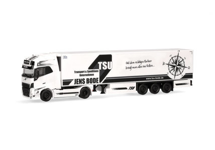 TSU Bode Volvo FH Gl. XL 2020 refrigerated box semitrailer (Herpa 1:87)