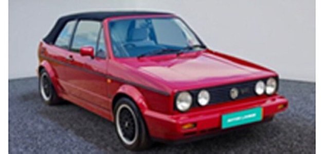  VW Golf I cabrio sportline '92 (Solido 1:43)