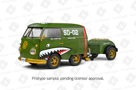  VW T1 Kool Kombi + trailer '50 (Solido 1:18)