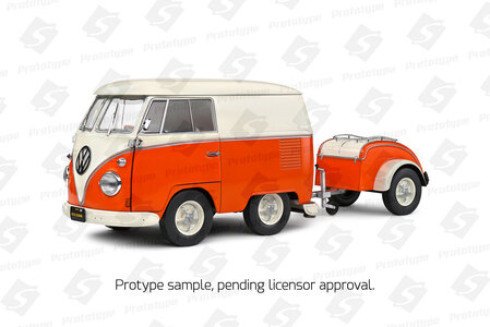  VW T1 Kool Kombi + trailer '50 (Solido 1:18)