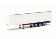  - curtain canvas trailer with side walls, white (Herpa 1:87)