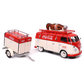 Coca Cola Volkswagen Kombi T1 (1960) with trailer (Motor City Classics 1:43)