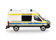 Polizei NRW/Unfallaufnahme Mercedes Benz MB Sprinter 18 half bus high roof (Herpa 1:87)