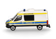 Polizei NRW/Unfallaufnahme Mercedes Benz MB Sprinter 18 half bus high roof (Herpa 1:87)