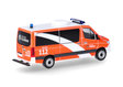 Berliner Feuerwehr Mercedes Benz Sprinter 18 bus flat roof (Herpa 1:87)