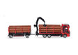 Wurm Transporte Scania CR20 HD wood transport trailer truck (Herpa 1:87)